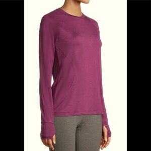 ♦️Avia Sz L | NWT | Wine/Burgundy Long Sleeve Performance Top 🔥